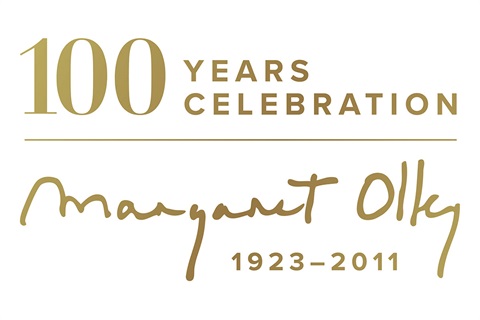 Margaret Olley 100 logo gold - 1200x800